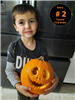 Carved Pumpkin (Ages 12 and Under) Entry 2- Frank