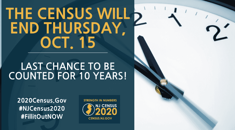 Census Ends Oct 15 Option 1