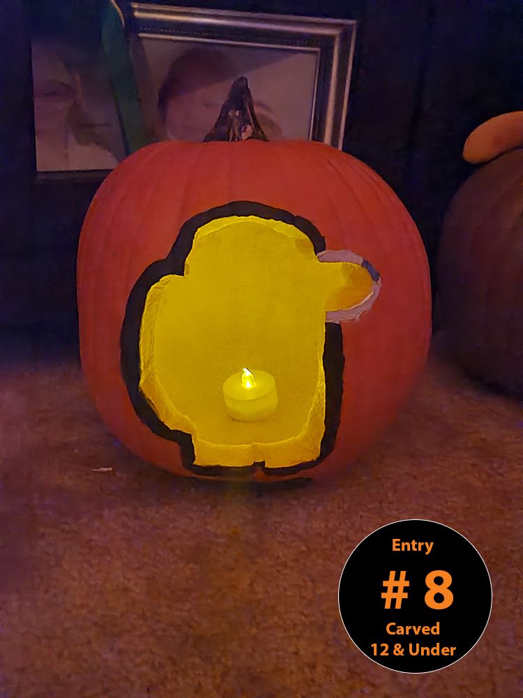 Carved Pumpkin (Ages 12 and Under) Entry 8 - Alisa Goldstein