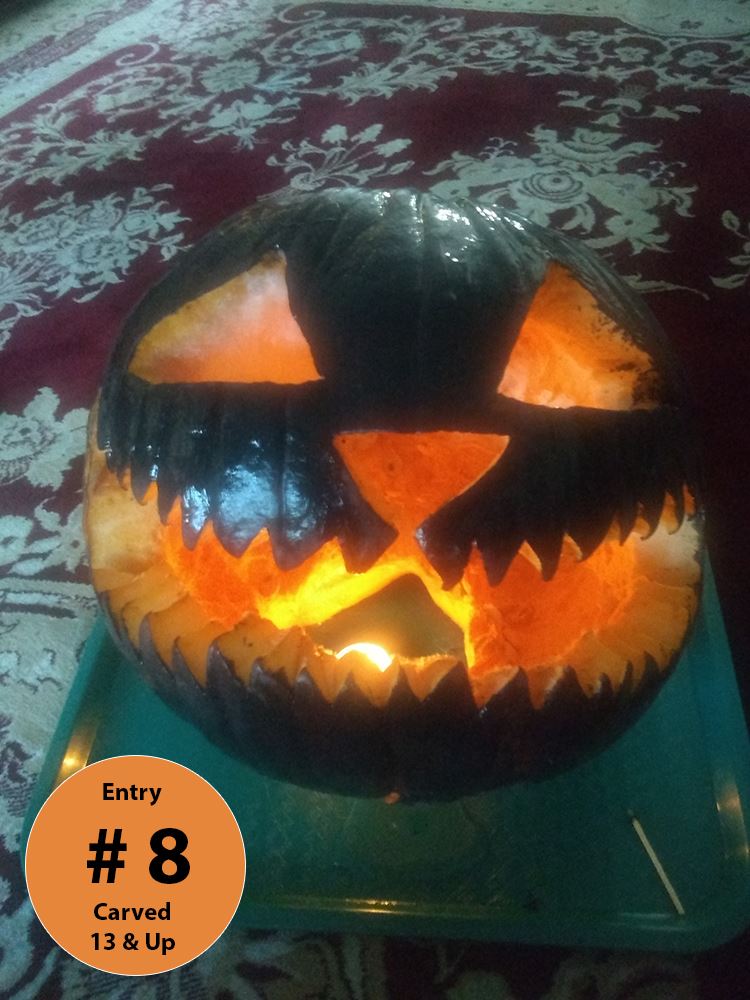 Carved Pumpkins (ages 13 and up) Entry 8 - Zahra Karimi