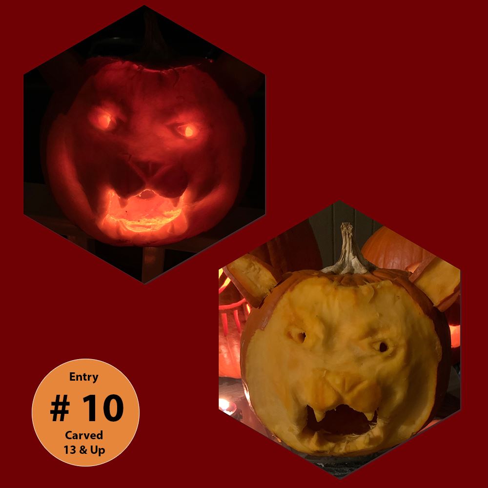 Carved Pumpkins (ages 13 and up) Entry 10 - Demetri Tripolitis