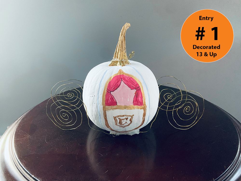 Decorated Pumpkins (Ages 13 +) Entry 1- Hailee Connors