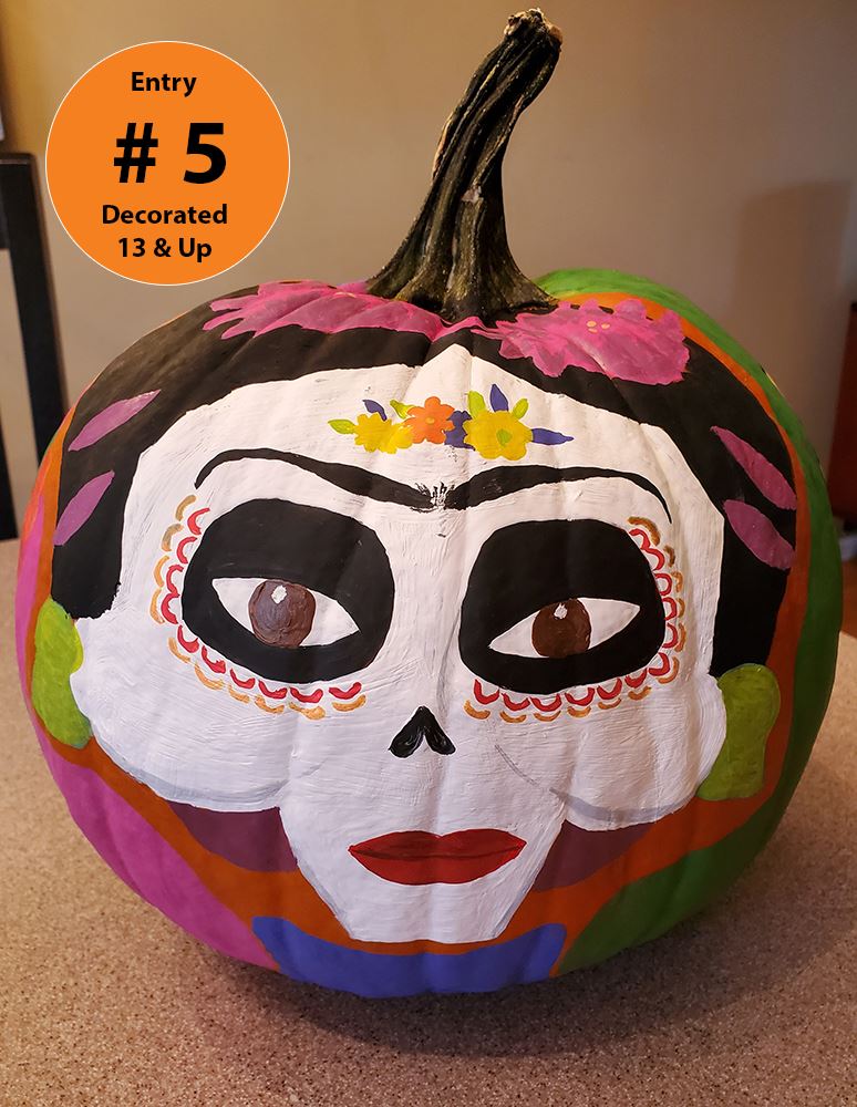 Decorated Pumpkins (Ages 13 +) Entry 5 - Tracey Hofmann