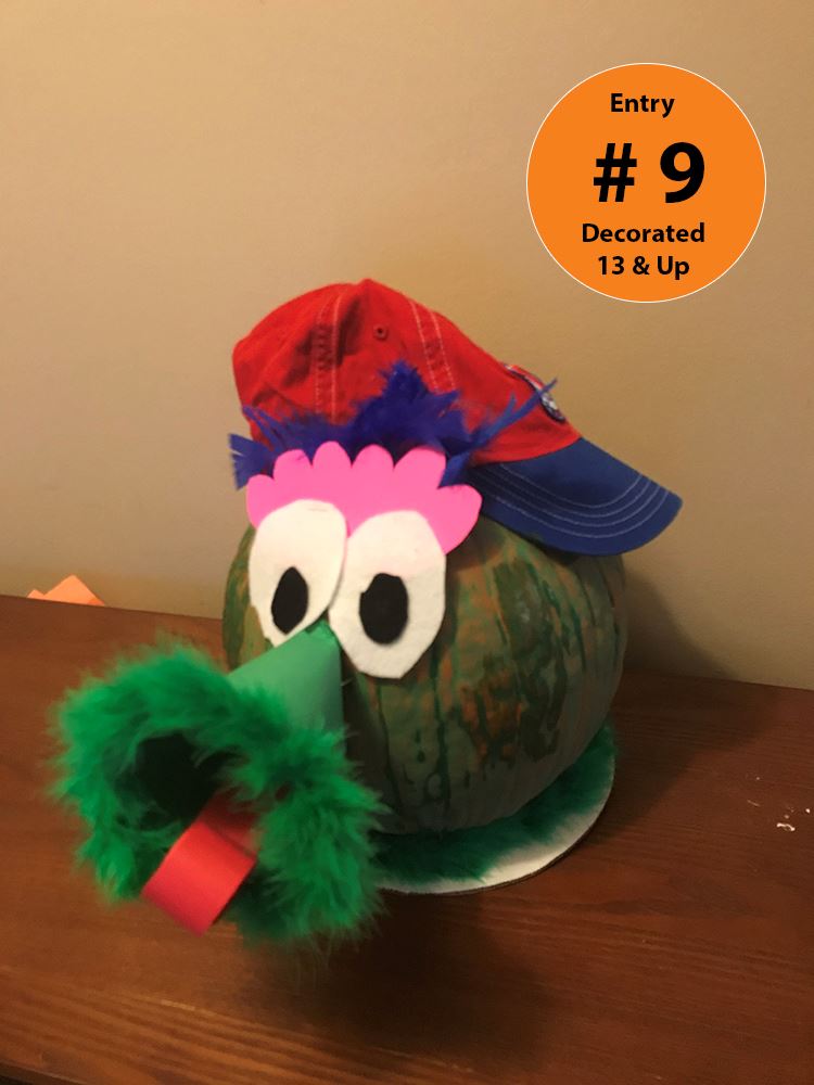 Decorated Pumpkins (Ages 13 +) Entry 9 - Erin Creek
