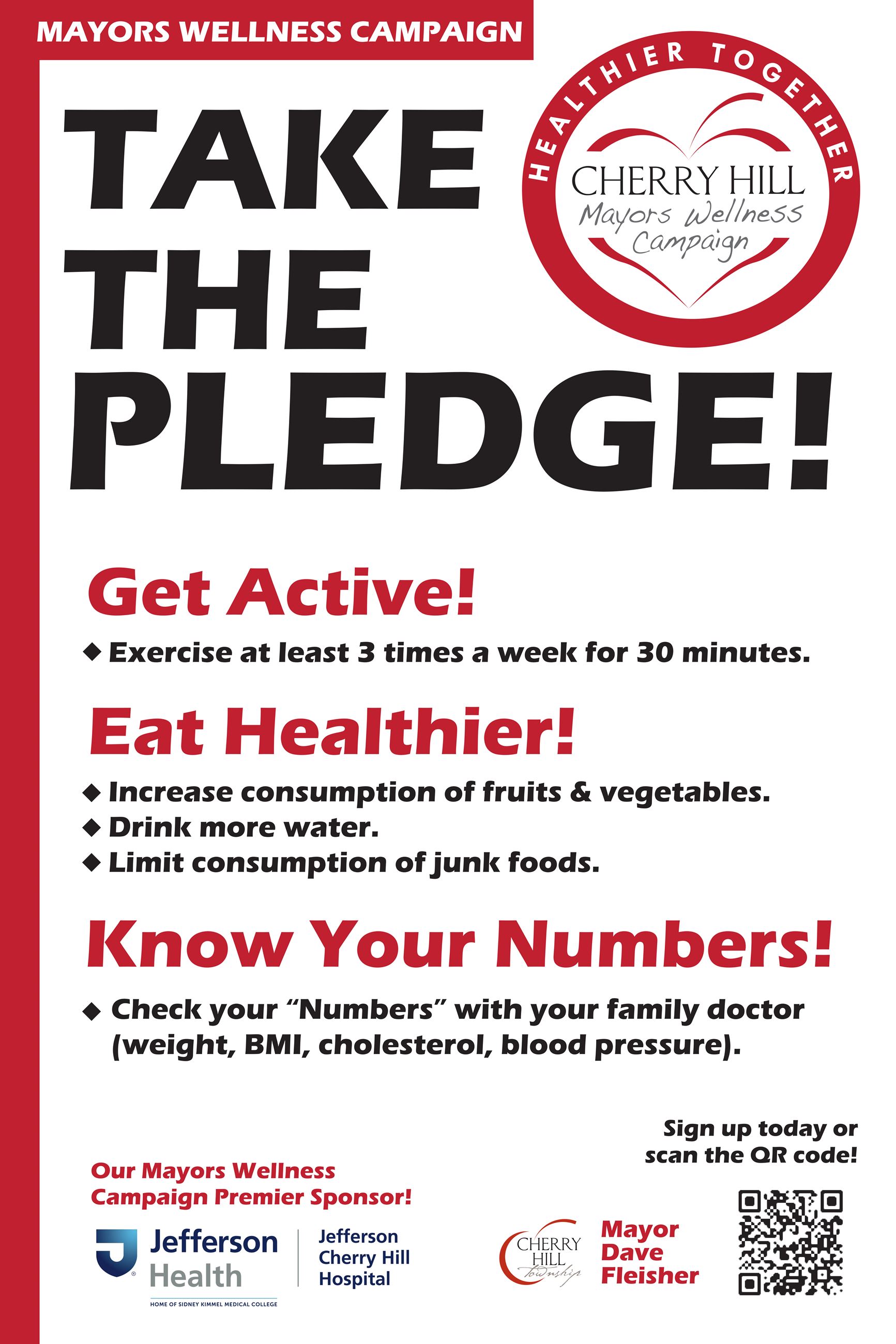 MWC Take the Pledge Poster